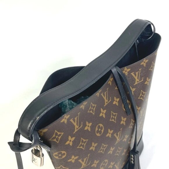 LOUIS VUITTON M94542 Monogram Idol NN14GM Bucket Shoulder Bag Black/Brown - Picture 8 of 16